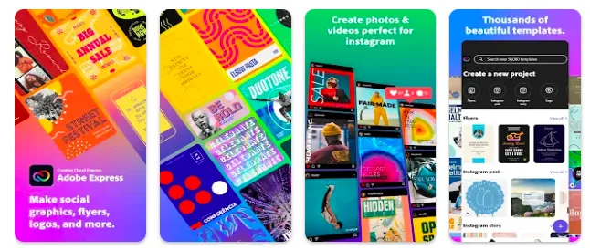 membuat logo di android menggunakan adobe express