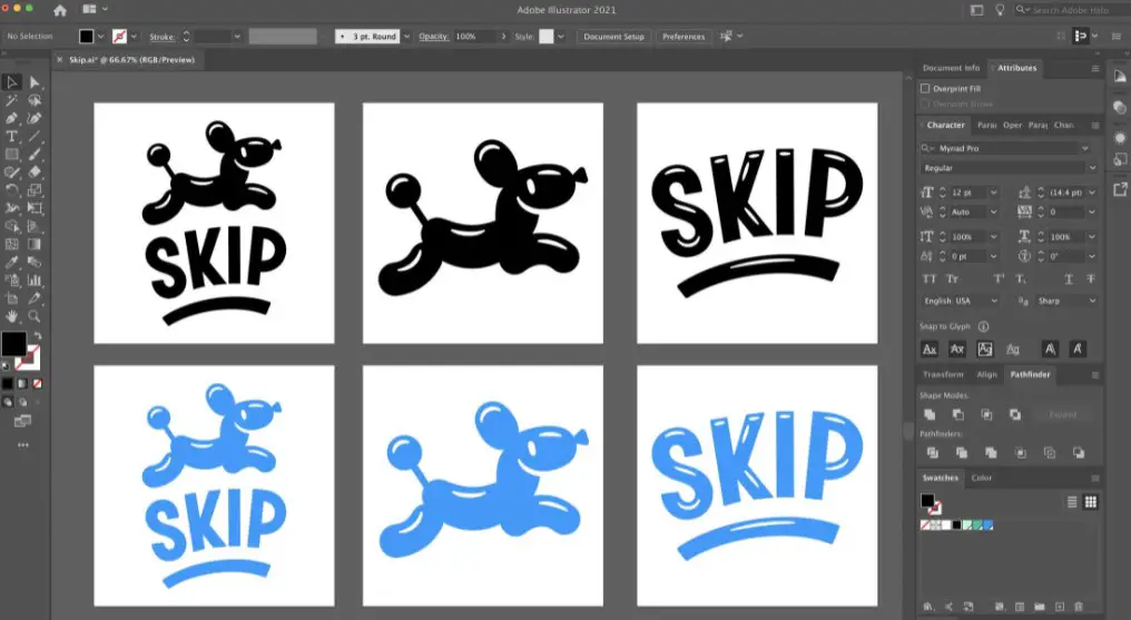 aplikasi untuk membuat logo di pc (adobe ilustrator)