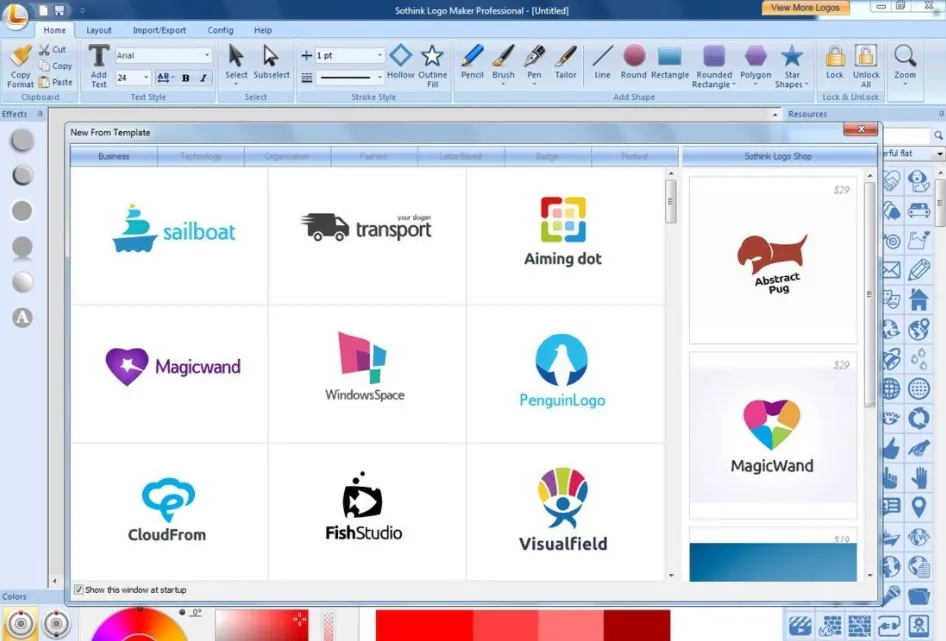aplikasi untuk membuat logo (sothink)